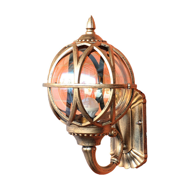 Ball Aluminium Glass Patio Outdoor Light