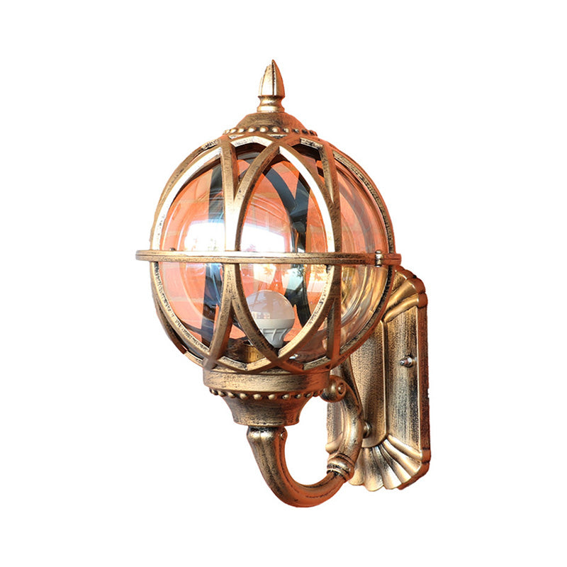 Ball Aluminium Glass Patio Outdoor Light