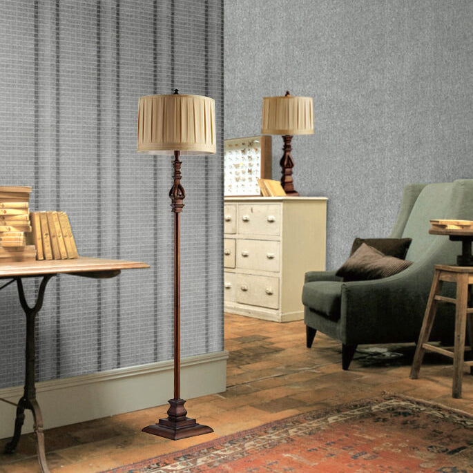 Modern European Retro Pleated Floor Lamp