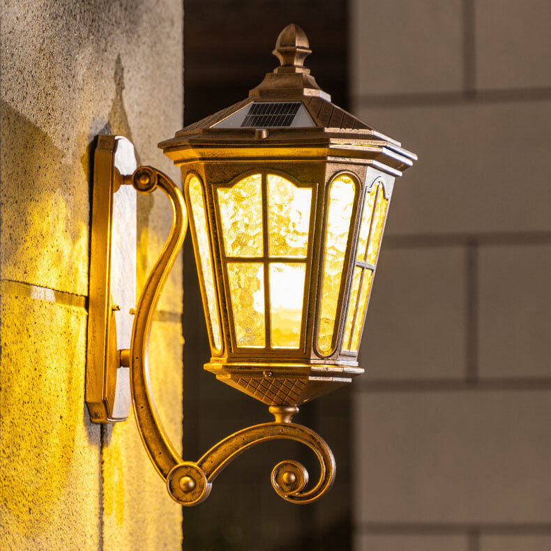 Lantern Aluminum Glass Patio Outdoor Light