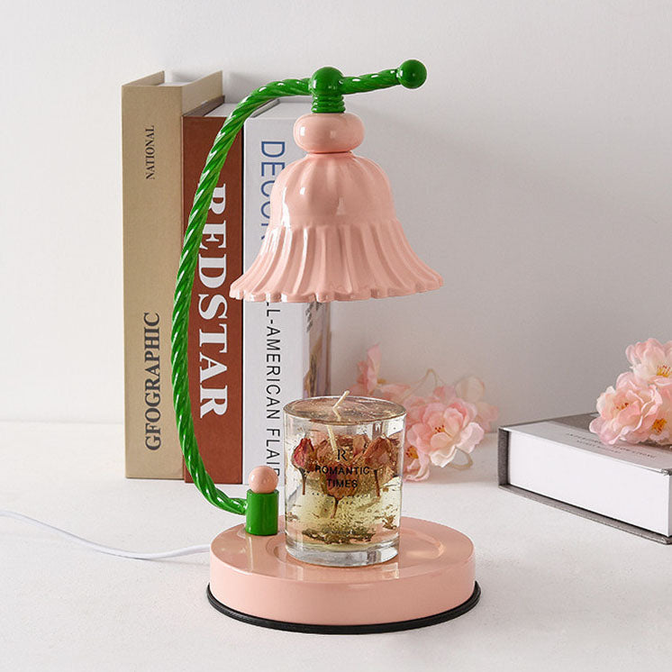 Hardware Flower Shape Melting Table Lamp