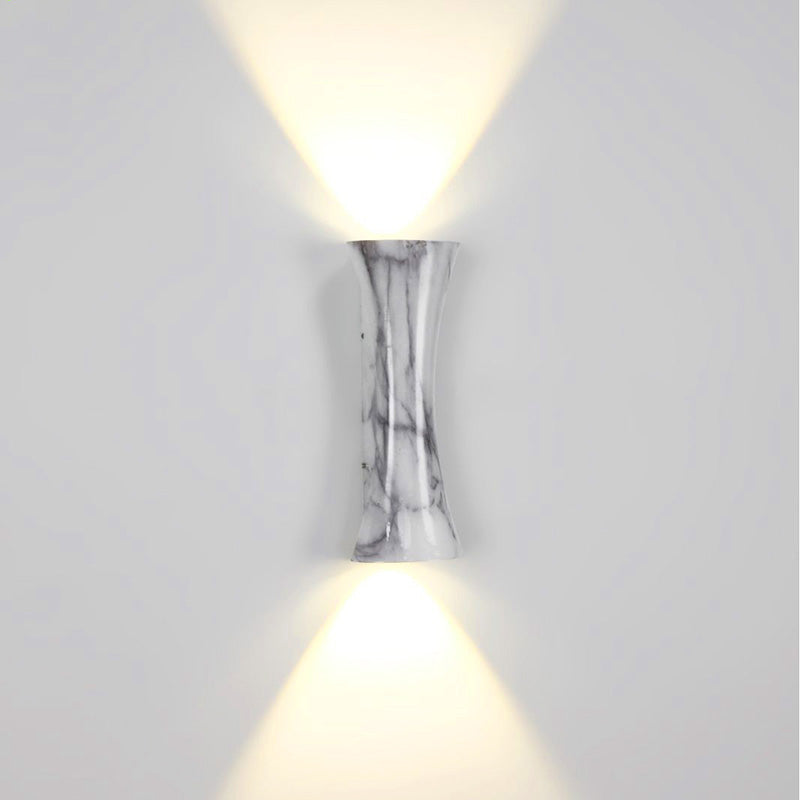 Rectangle Upper Lower Illuminated Outdoor Light