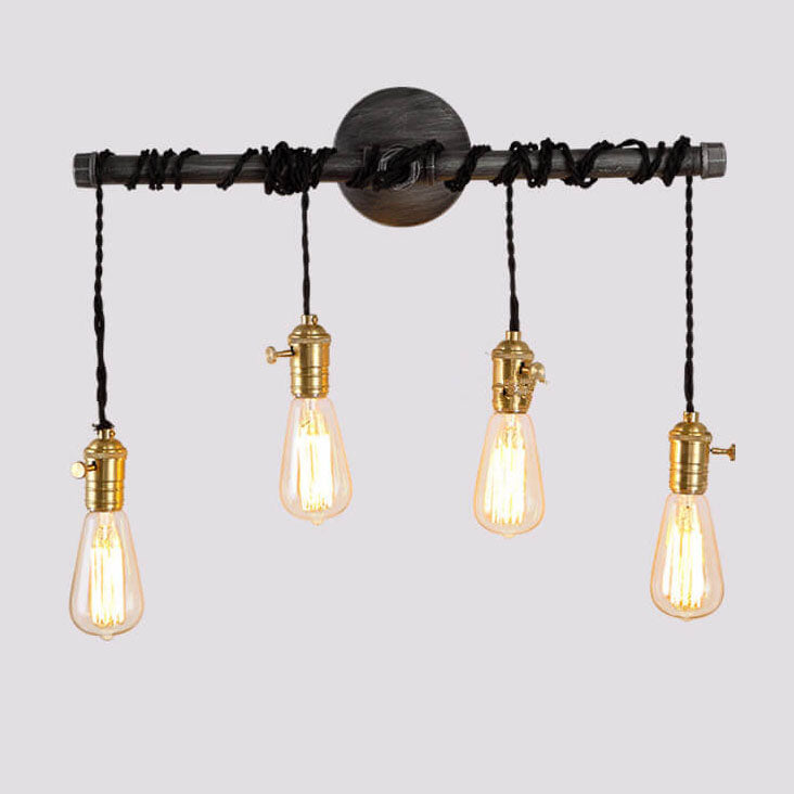 Water Pipes Strip 1/4 Wall Lamp