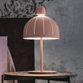 Pink Mushroom Metal Table Lamp