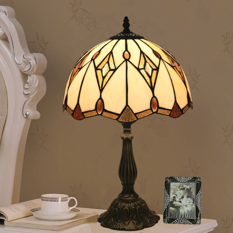 Baroque Gems Dome Stained Table Lamp