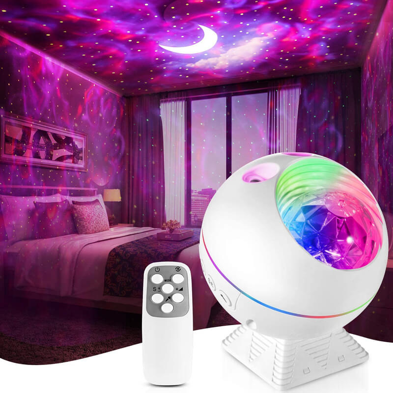 Plastic Seven-color Sound-controlled Star Night Light