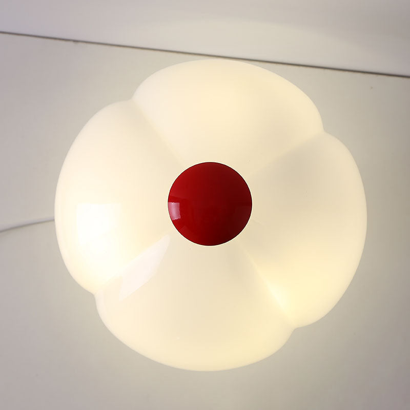 Mushroom Glass Iron Plating 4-Light Table Lamp