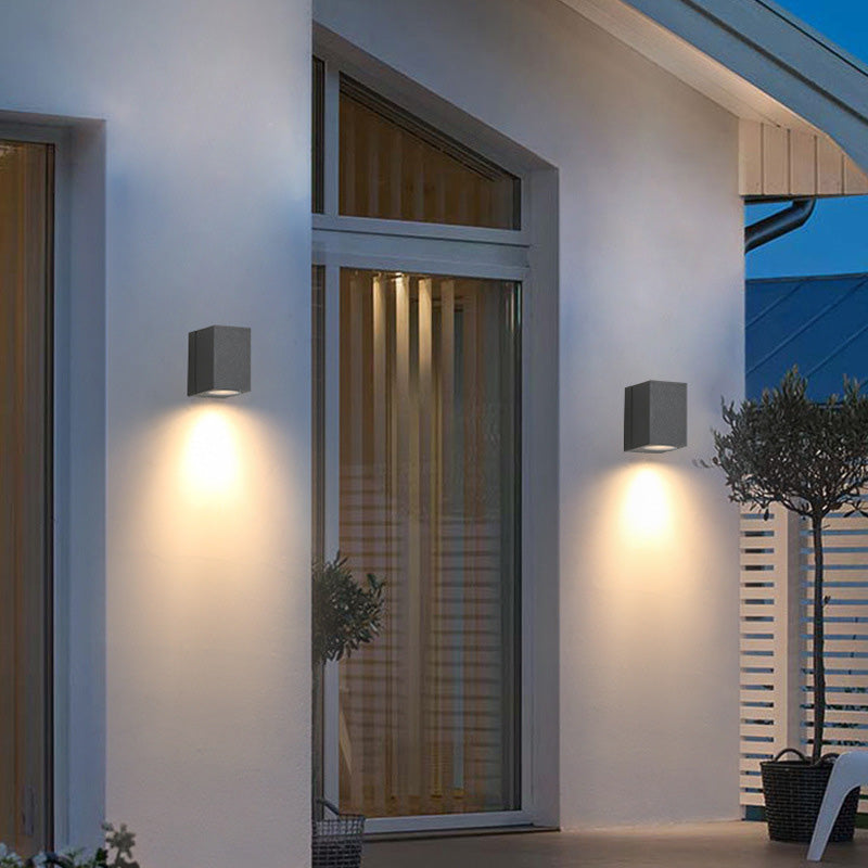 Rectangular Aluminum Garden Outdoor Light
