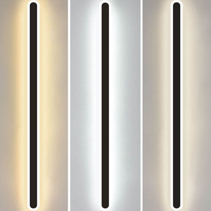 Long Bar Iron Acrylic Wall Lamp