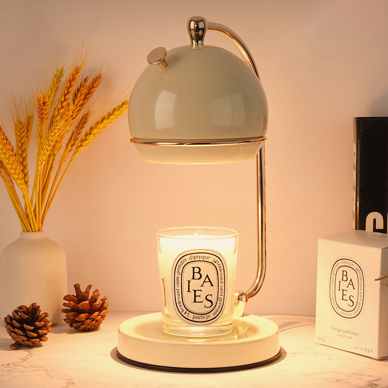 Iron Hemisphere Melting Wax Table Lamp