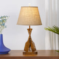 Resin Linen Table Lamp