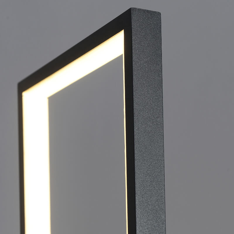Rectangular Line Iron Living Floor Lamp