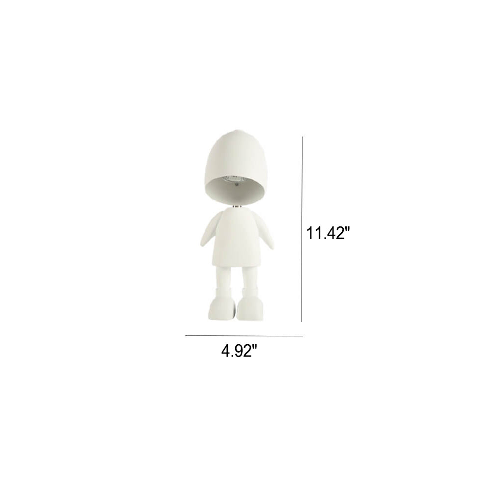Resin Robot Design Night Table Lamp