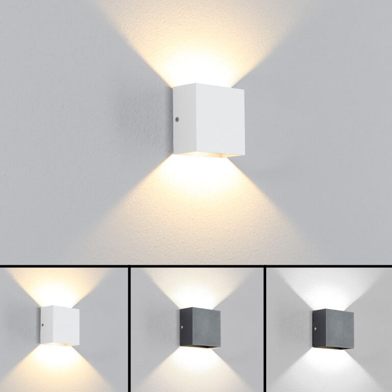 Square Aluminum Wall Lamp