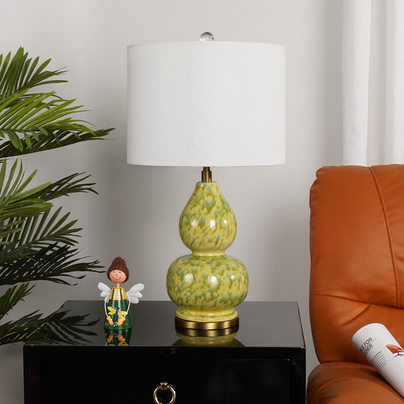 Gourd Ceramic Table Lamp