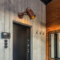 Rust Cylinder Wall Lamp