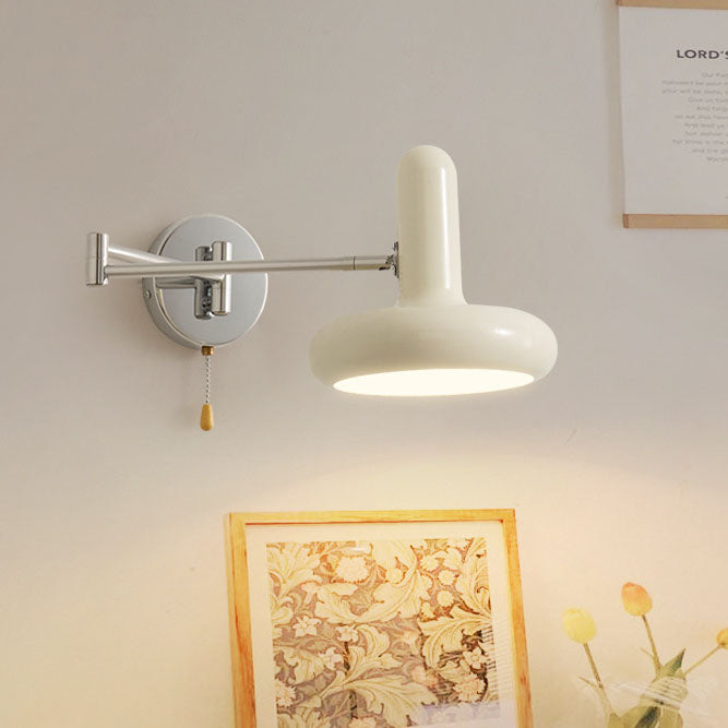 Wrought Iron Disc Living Wall Lamp
