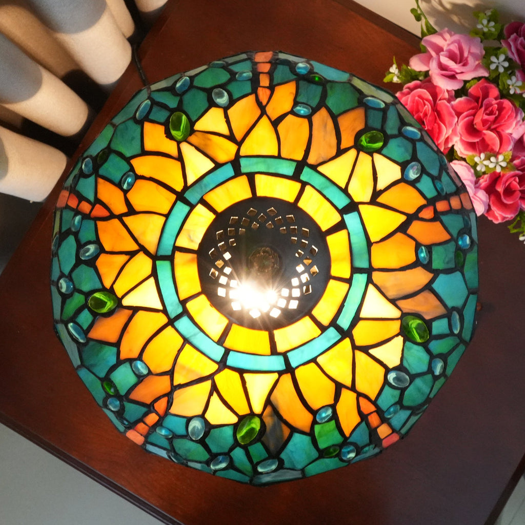 Half Ball Cylinder Disc Table Lamp