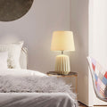 Macaron Ceramic Fabric Table Lamp
