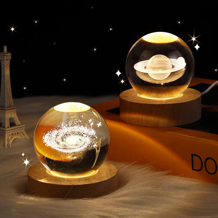 Star System Crystal Ball Table Lamp