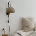 Minimal Glass Solid Wood Wall Lamp