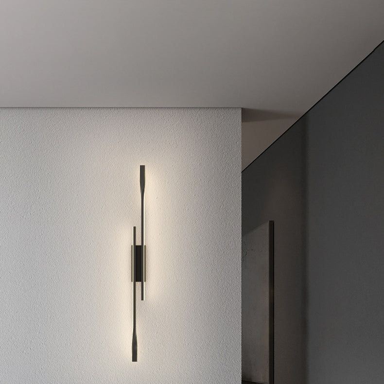 Aluminum Straight Line Silicone Wall Lamp