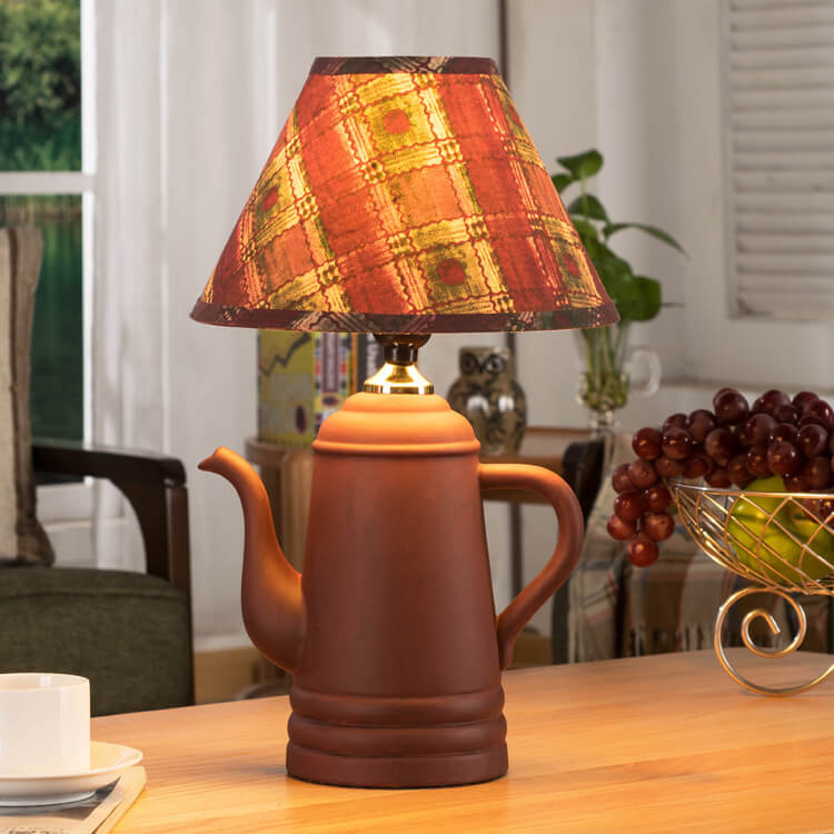 Teapot Decorative Ceramic Table Lamp