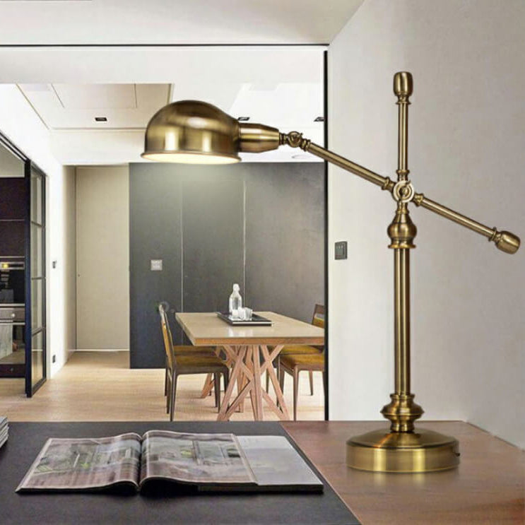 Iron Eye Protection Table Lamp