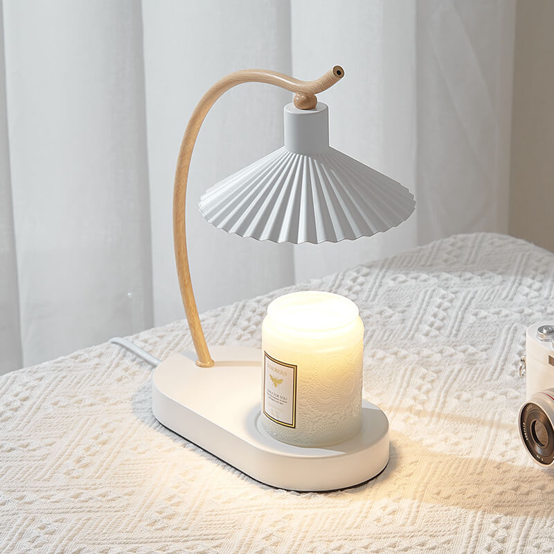Iron Umbrella Shape Arc Table Lamp