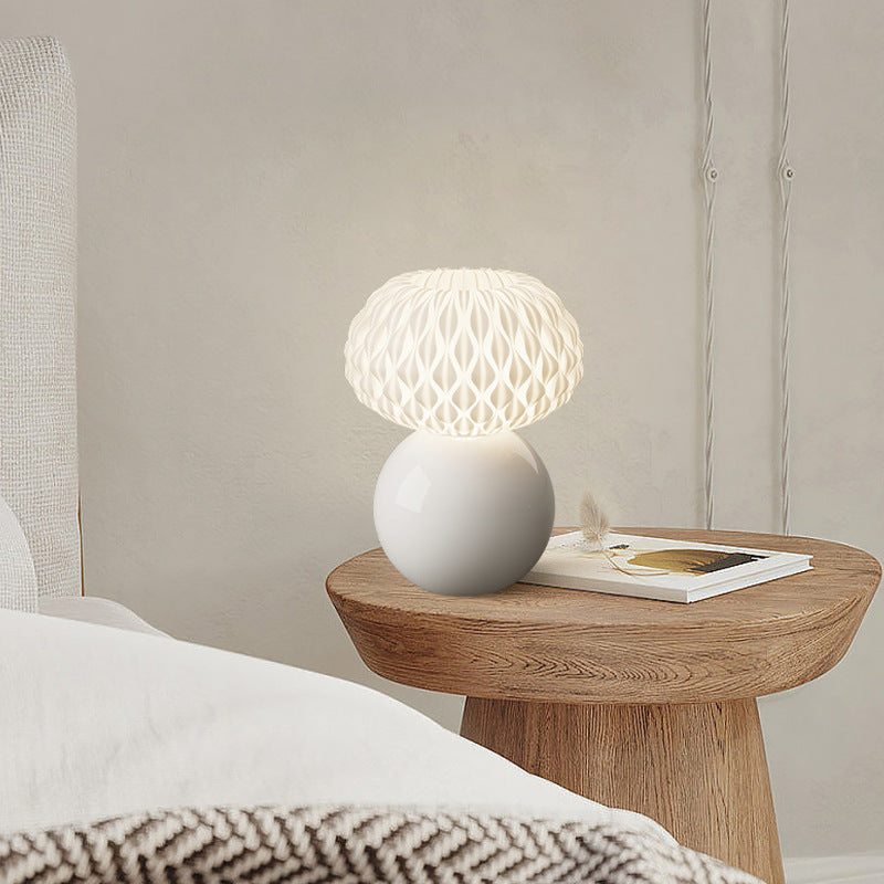 Orb Cloudy Ceramic PE Table Lamp