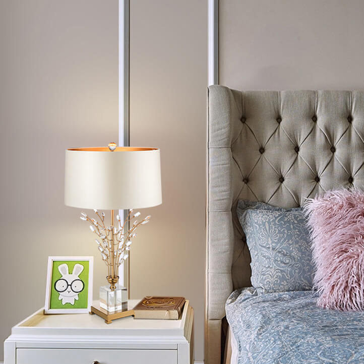Tree Branch Round Quadrangle Table Lamp
