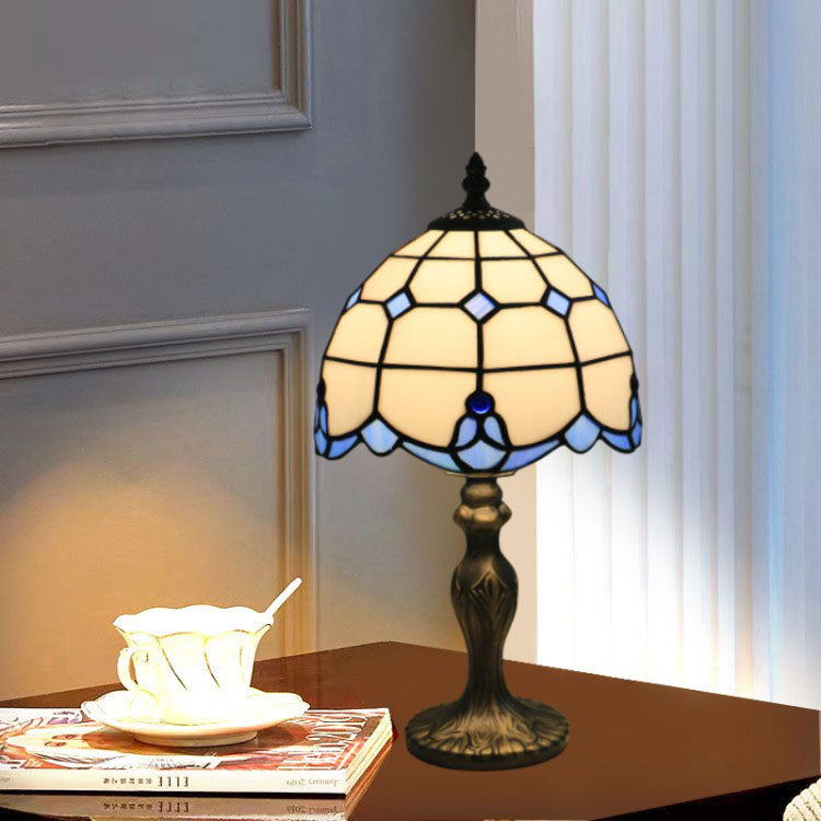 Resin Glass Umbrella Shape Table Lamp