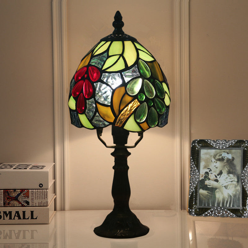 Grape Fruit Stained Glass Table Lamp