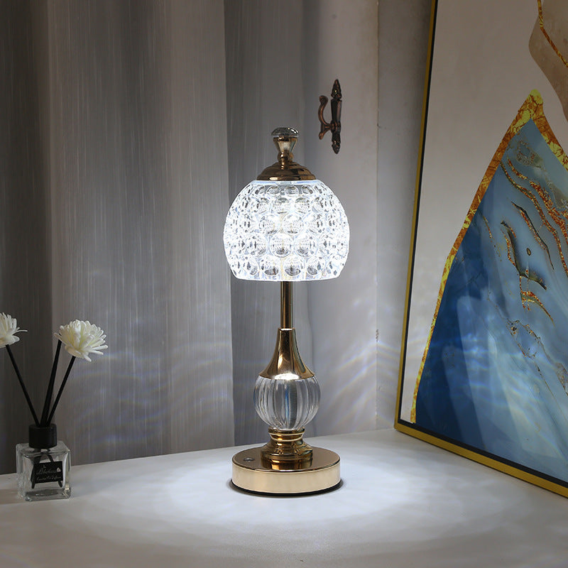 Pineapple Metal Acrylic Bedroom Table Lamp