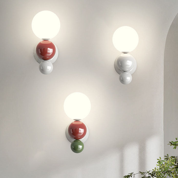 Cream Style Pearl Shape Wall Lamp
