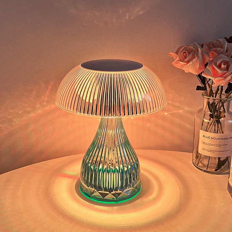 Acrylic Crystal Jellyfish Table Lamp