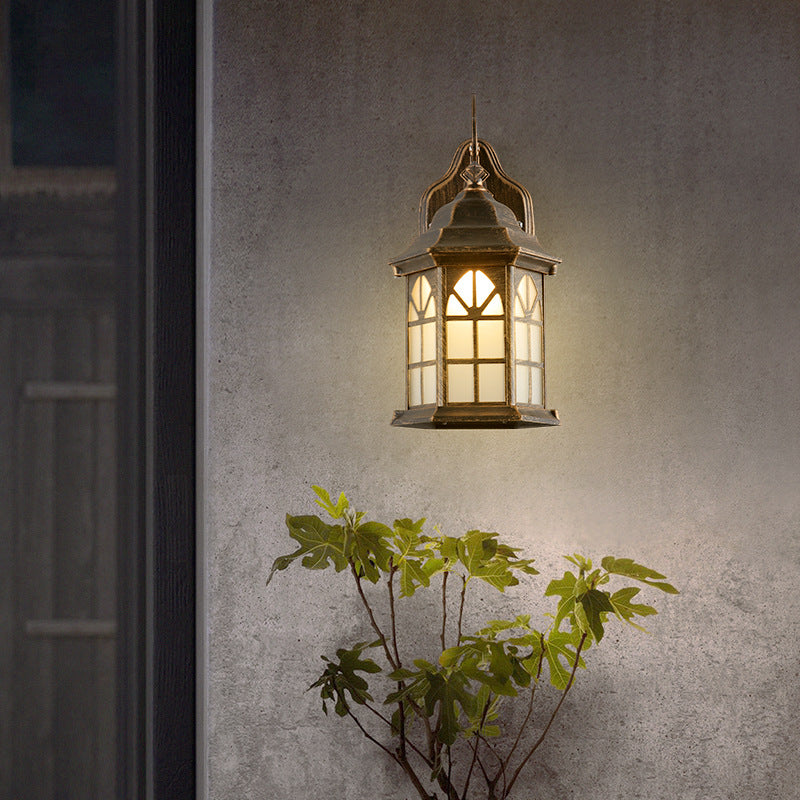 Aluminum Glass Cylinder House Outdoor Light