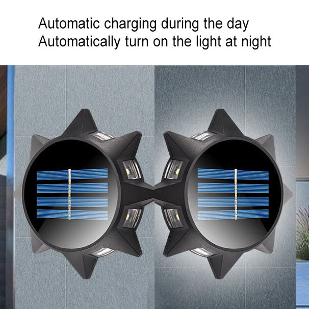 Octagonal Round ABS Garden Outdoor Light