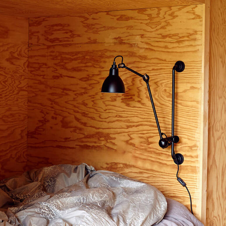 Iron Long Pole Swing Wall Lamp