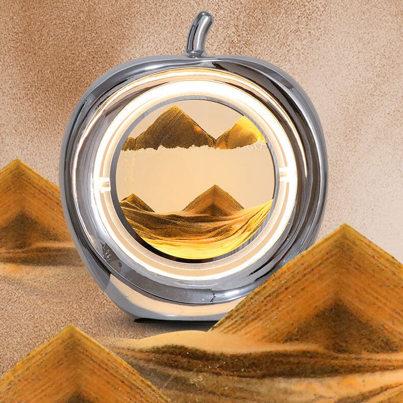Apple Quicksand Painting Decorative Table Lamp