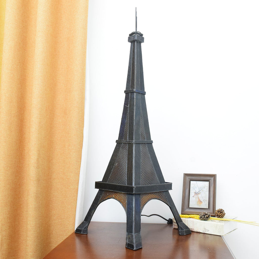 Tower Stained Glass Table Lamp