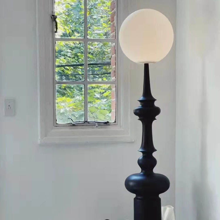 Sphere Roman Chess Column Floor Lamp