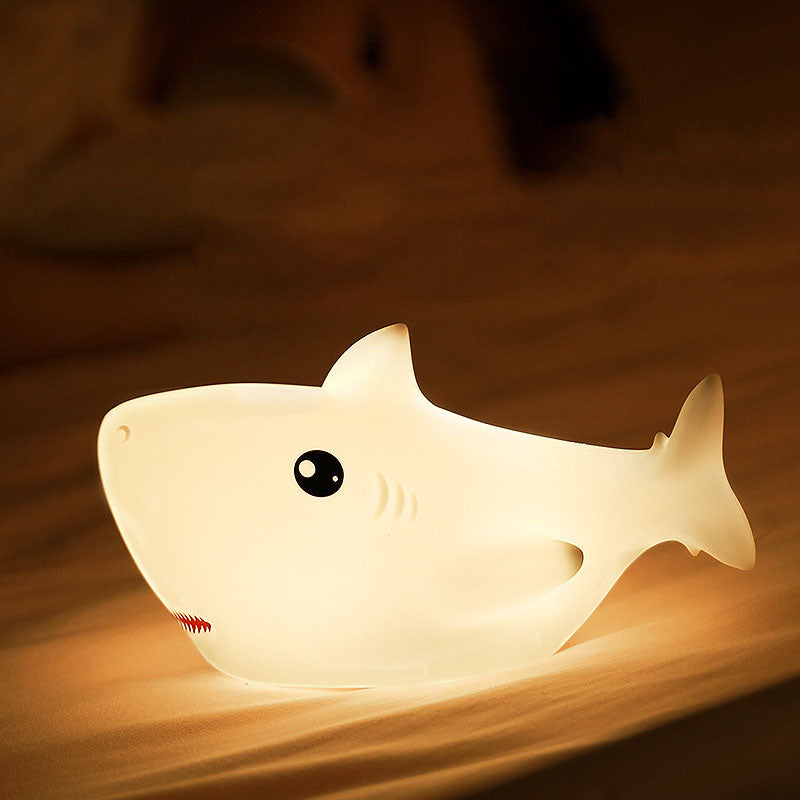 Ocean Shark Silicone Night Table Lamp