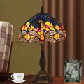 Stained Glass Dragonfly Living Table Lamp