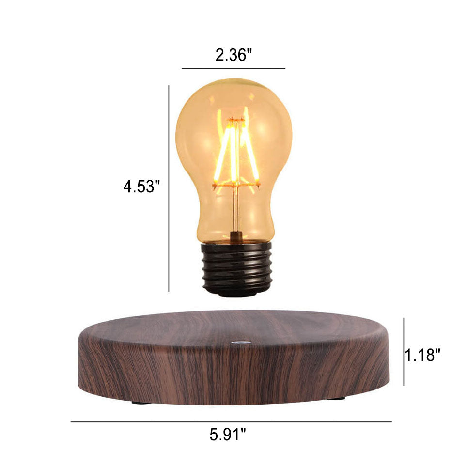 Levitation Walnut Decorative Table Lamp