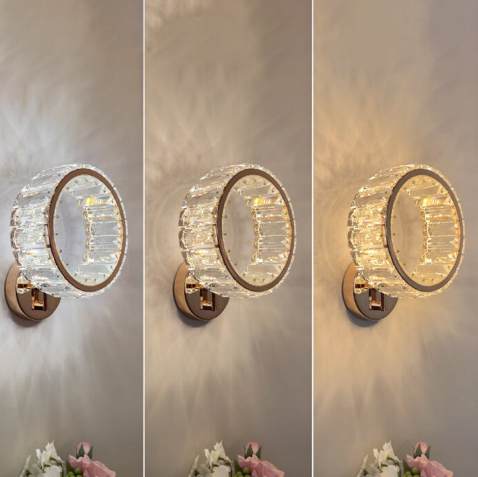 Crystal Ring Wall Lamp