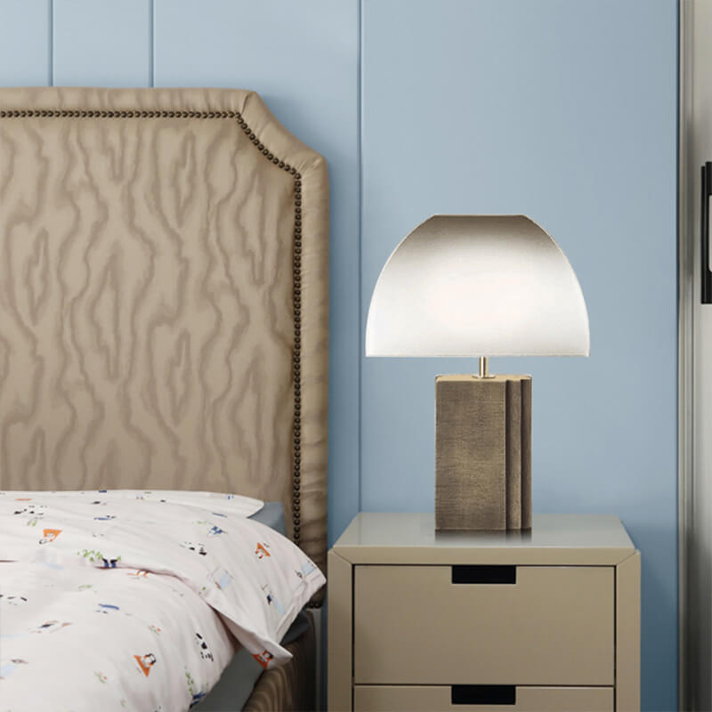 Gradient Fabric Resin Bedroom Table Lamp