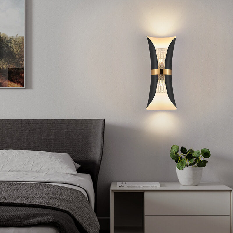 Column Hardware 2-Light Wall Lamp