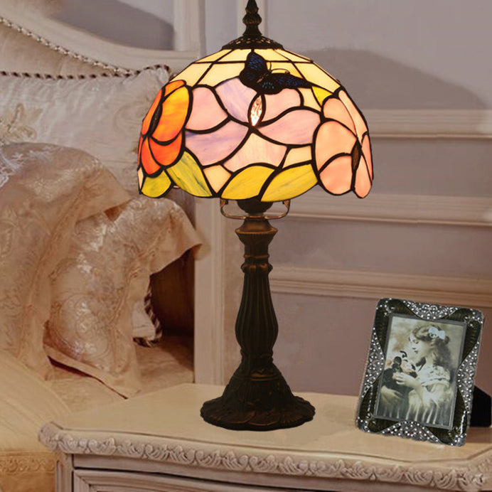 Dome Flower Zinc Alloy Table Lamp