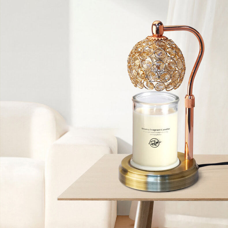 Rotatable Metal Ball Touch Table Lamp